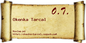 Okenka Tarcal névjegykártya