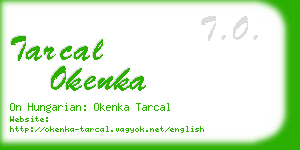 tarcal okenka business card